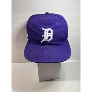 Detroit Tigers Fitted Hat Cap Premium Headwear 7 1/4 Purple